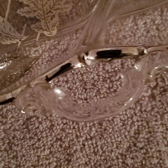 Silver City Glass Relish Dish - Picture 5 of 7